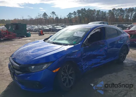 2021 Honda Civic Sport from USA, damaged, VIN 19XFC2F8XME000675